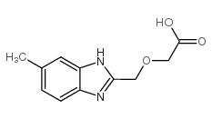 [(5-甲基-1H-苯并咪唑-2-基)甲氧基]-乙酸结构式
