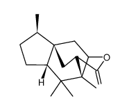 2,3,3,7-tetramethyl-11-methylene-12-oxatetracyclo(6.4.1.02,10.04,8)tridecane结构式