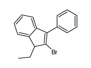 2-bromo-1-ethyl-3-phenyl-1H-indene结构式