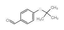 4-(叔丁硫基)苯甲醛结构式