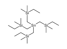Stannane, tetrakis[(ethyldimethylsilyl)methyl] Structure
