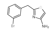 2-(3-BROMO-BENZYL)-THIAZOL-4-YLAMINE structure