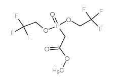 双(2,2,2-三氟乙基)膦酰基乙酸甲酯结构式