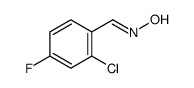 N-[(2-chloro-4-fluorophenyl)methylidene]hydroxylamine结构式