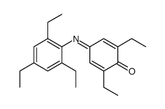 2,6-diethyl-4-(2,4,6-triethylphenyl)iminocyclohexa-2,5-dien-1-one结构式