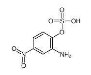 (2-amino-4-nitrophenyl) hydrogen sulfate结构式