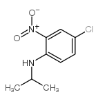 N1-异丙基-4-氯-2-硝基苯胺结构式