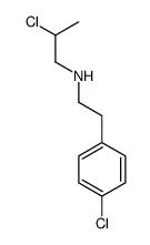2-Chloro-N-(4-chlorophenethyl)propan-1-amine Structure