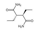 meso-2,3-Diethyl-bernsteinsaeure-amid结构式