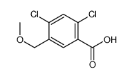 2,4-dichloro-5-(methoxymethyl)benzoic acid结构式
