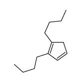 1,2-dibutylcyclopenta-1,3-diene结构式