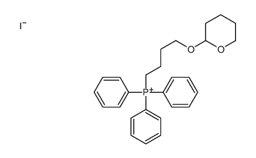 4-(oxan-2-yloxy)butyl-triphenylphosphanium,iodide结构式