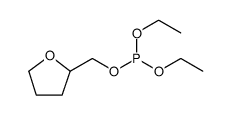 Phosphorous acid, diethyl (tetrahydro-2-furanyl)methyl ester结构式