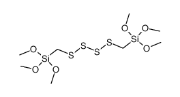 bis(trimethoxysilylmethyl) tetrasulfide结构式