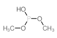 Methyl phosphite, (MeO)2(HO)P structure