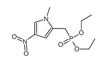 diethyl (1-methyl-4-nitro-1H-pyrrol-2-yl)methylphosphonate结构式