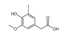 (4-hydroxy-3-iodo-5-methoxyphenyl)acetic acid Structure