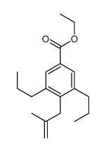 ethyl 4-(2-methylprop-2-enyl)-3,5-dipropylbenzoate结构式