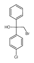2-bromo-1-(4-chlorophenyl)-1-phenylethanol Structure