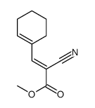 methyl 2-cyano-3-(cyclohexen-1-yl)prop-2-enoate Structure