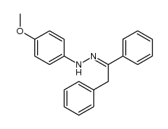 deoxybenzoin p-methoxyphenylhydrazone结构式