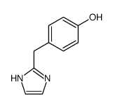 2-(p-Hydroxyphenylmethyl)imidazole Structure