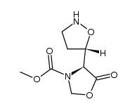 (αS,5S)-α-[(methoxycarbonyl)amino]-5-isoxazolidineacetic acid methylidene ester结构式