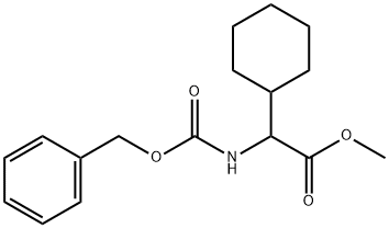 Cyclohexaneacetic acid, a-[[(phenylMethoxy)carbonyl]aMino]-, Methyl ester结构式