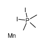 diiodo(trimethyl)-λ5-phosphane,manganese Structure