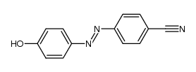 4-[(4-hydroxyphenyl)azo]benzonitrile Structure