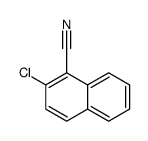 2-chloronaphthalene-1-carbonitrile结构式