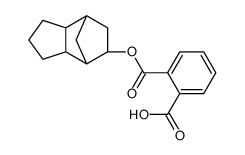 2-(((octahydro-1H-4,7-Methanoinden-5-yl)oxy)carbonyl)benzoic acid Structure