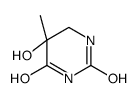 5-Hydroxy-6-hydrothymine结构式