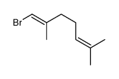 1-bromo-2,6-dimethylhepta-1,5-diene Structure