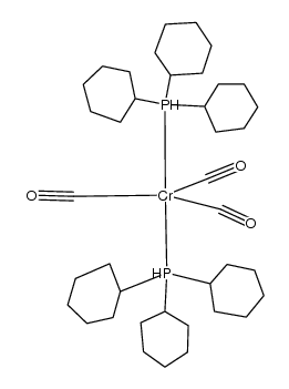 Cr(CO)3{P(C6H11)3}2结构式