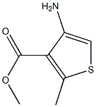 4-氨基-2-甲基噻吩-3-甲酸甲酯结构式