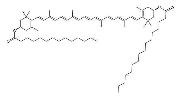 zeaxanthin-C14:0,C16:0 Structure