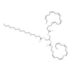1,2-Dieicosapentaenoyl-3-Palmitoyl-rac-glycerol Structure