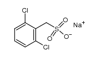 sodium (2,6-dichloro-phenyl)-methanesulfonic acid Structure