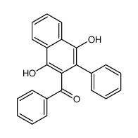 (1,4-dihydroxy-3-phenylnaphthalen-2-yl)-phenylmethanone Structure