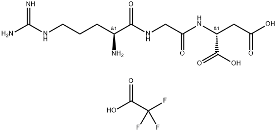 Arg-Gly-Asp三氟醋酸盐结构式