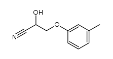 3-methylphenoxyacetaldehyde cyanohydrin结构式
