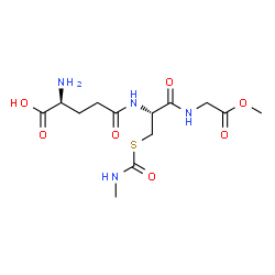 S-(N-METHYLCARBAMOYL)GLUTATHIONEMONOMETHYLESTER结构式
