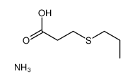 azanium,3-propylsulfanylpropanoate Structure