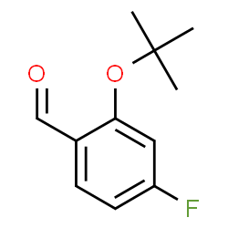 2-tert-Butoxy-4-fluorobenzaldehyde结构式