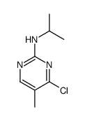 (4-氯-5-甲基-嘧啶-2-基)异丙基胺结构式