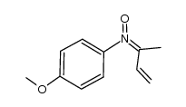 (E)-N-(but-3-en-2-ylidene)-4-methoxyaniline oxide结构式