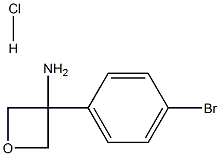 3-(4-broMophenyl)oxetan-3-aMine hydrochloride Structure