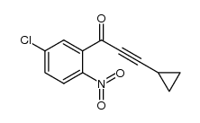 1-(5-chloro-2-nitrophenyl)-3-cyclopropylprop-2-yn-1-one结构式