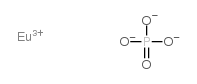 水合磷酸铕(III)结构式